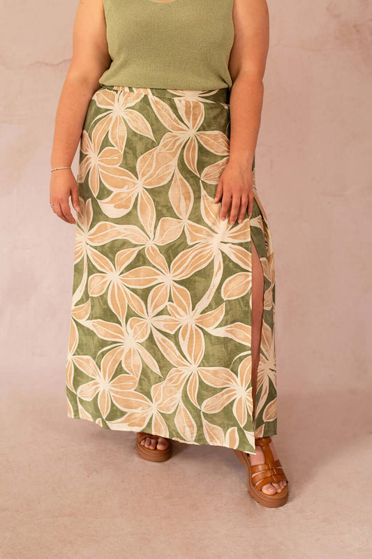 Jupe longue avec fente - Jupe Armande