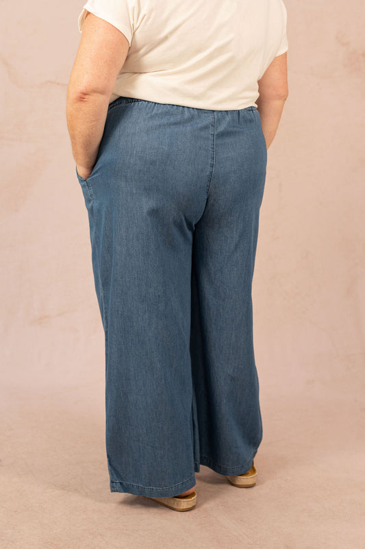 Pantalon fluide à jambes larges - Pantalon Bea