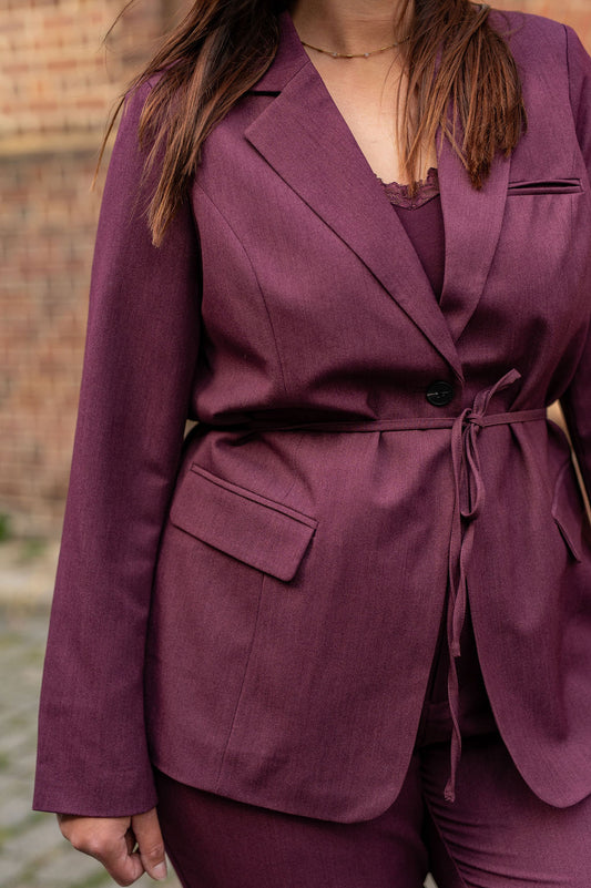 Veste tailleur ceinturé - Blazer Hattie