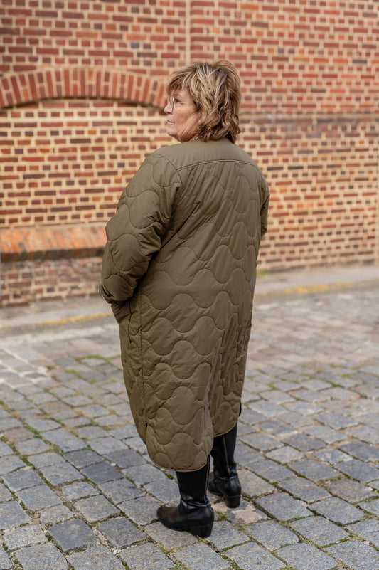 Manteau matelassé long - Veste Sandy