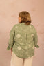 Chemise ample avec fleurs brodées - Chemise Joyna - grande taille - LAÏLLA
