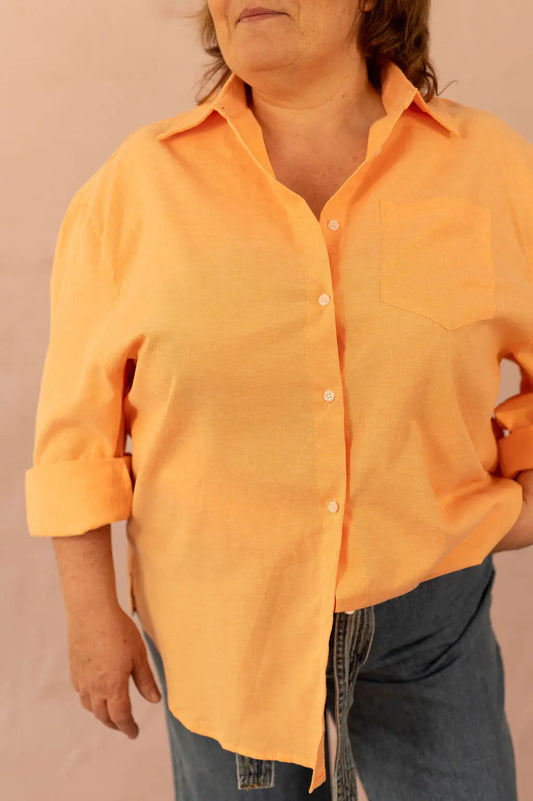 Chemise oversize en coton - Chemise Claos - grande taille - LAÏLLA