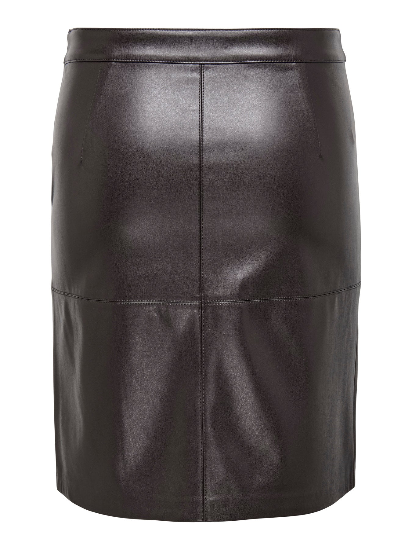 Jupe en simili cuir fendue - Jupe Caroline