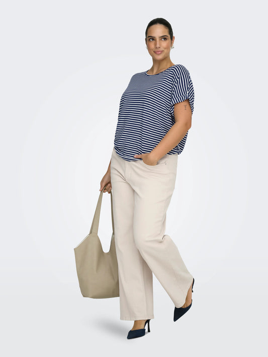 Jean Juicy - Coupe wide taille haute