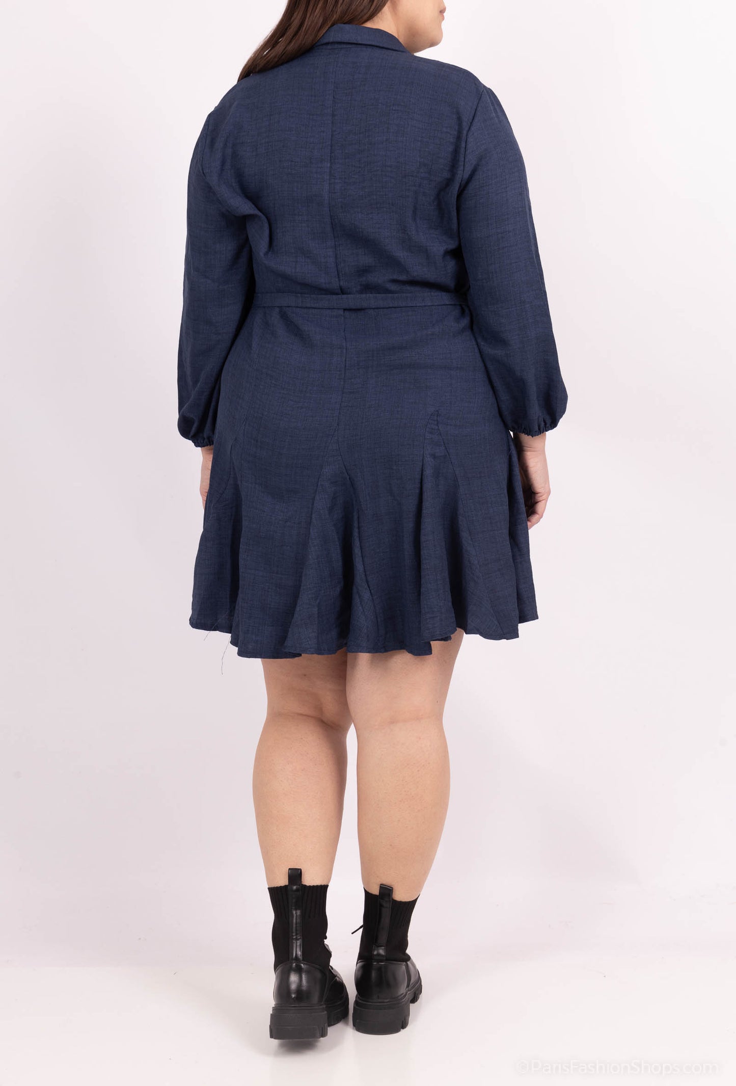 Robe chemise coupe patineuse - Robe Marianne