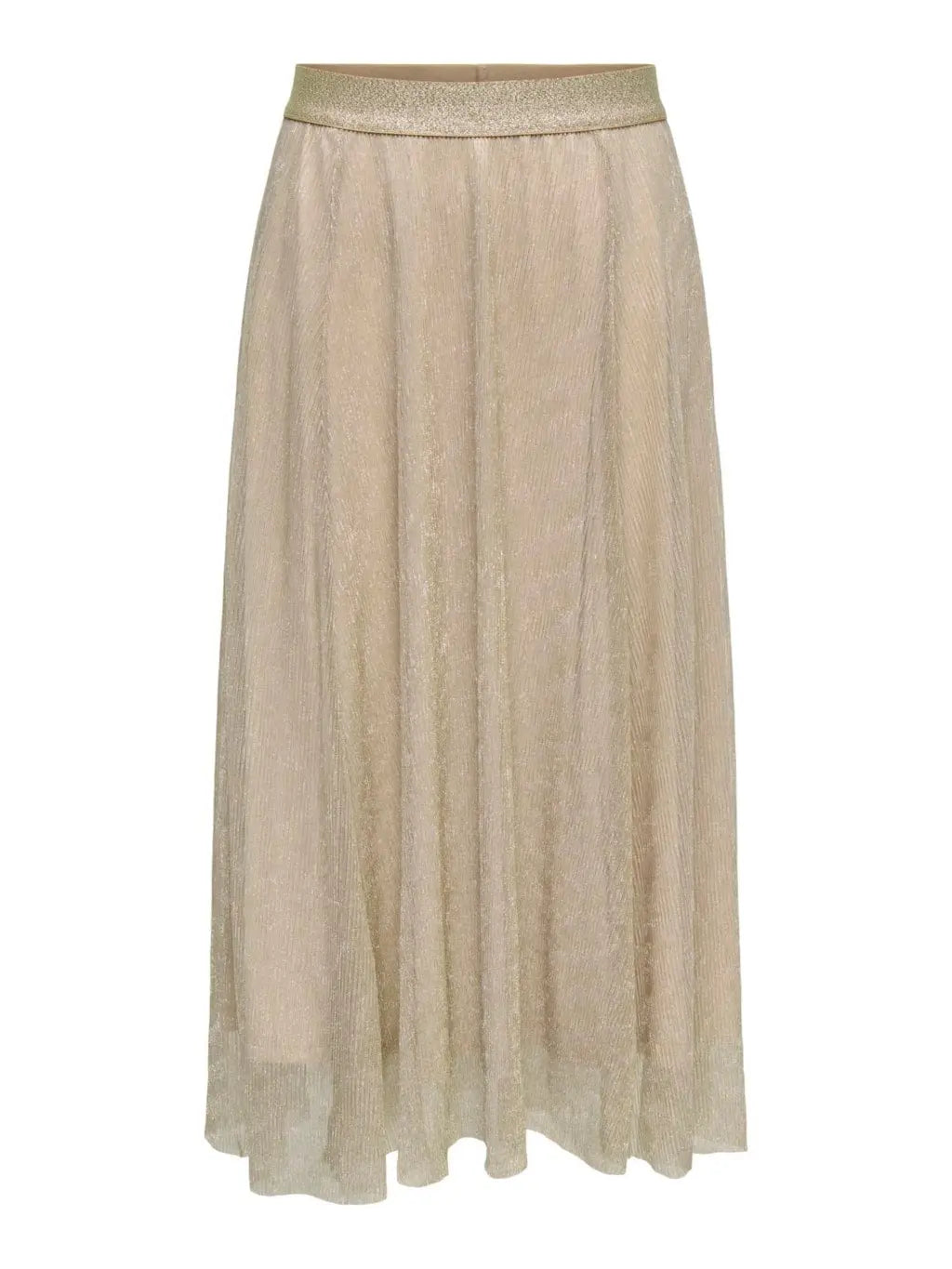 Jupe midi taille élastique doré - Jupe Tinga - grande taille - LAÏLLA