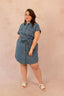 Robe chemise en jean - Robe Notus - grande taille - LAÏLLA