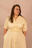 Robe chemise longue avec ceinture - Robe Merida - grande taille - LAÏLLA