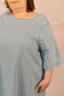 Robe droite en jean - Robe Tine - grande taille - LAÏLLA