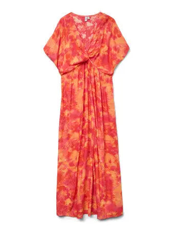 Robe longue colorée coupe empire - Robe Ciana - grande taille - LAÏLLA