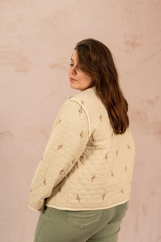 Veste matelassée avec nœuds - Veste Evelyn - grande taille - LAÏLLA