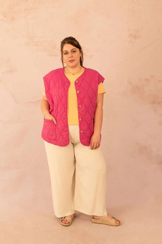 Veste matelassée sans manches - Veste Maddie - grande taille - LAÏLLA