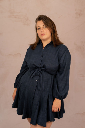 Robe chemise coupe patineuse - Robe Marianne