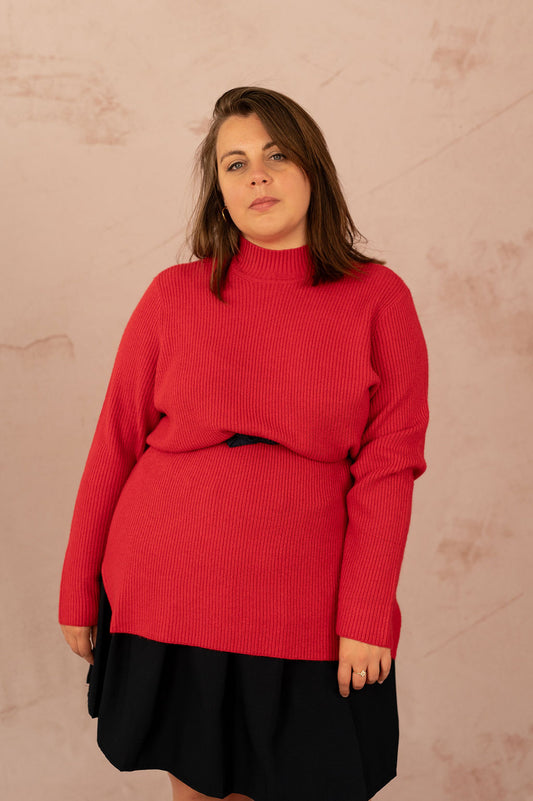 Pull en maille col montant - Pull Katia