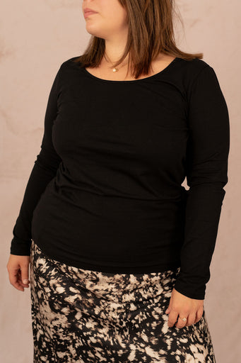 T-shirt basic à manches longues - T-shirt Paxi