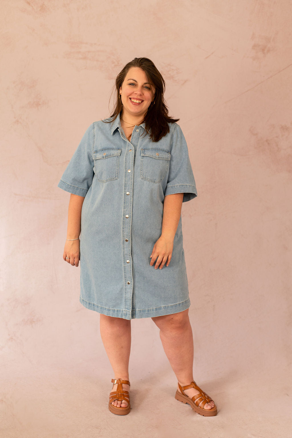 Robe chemise en jean - Robe Belle