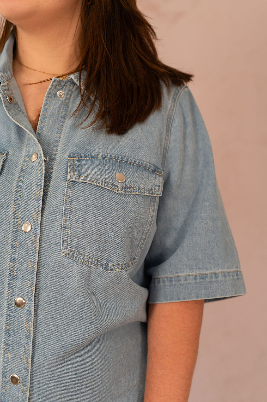 Robe chemise en jean - Robe Belle
