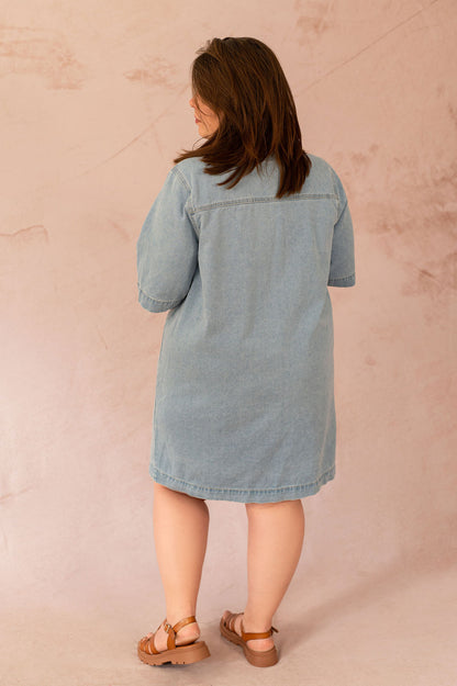 Robe chemise en jean - Robe Belle
