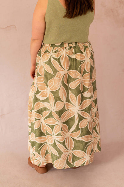 Jupe longue avec fente - Jupe Armande