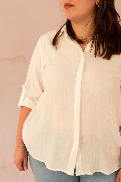 Chemise en gaze de coton - Chemise Roxanne