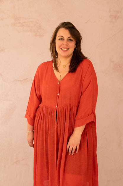 Gilet long ouvert - Gilet Elisa