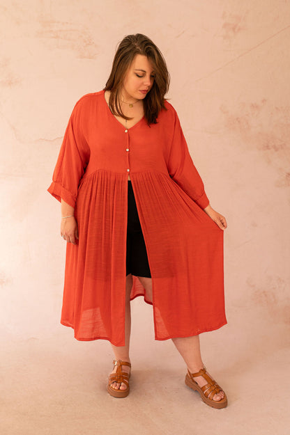 Gilet long ouvert - Gilet Elisa