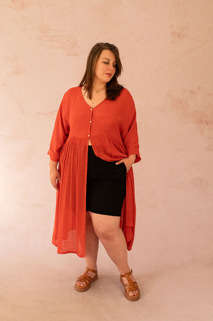 Gilet long ouvert - Gilet Elisa