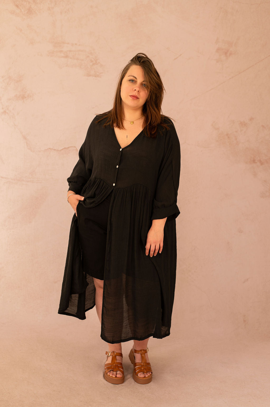 Gilet long ouvert - Gilet Elisa