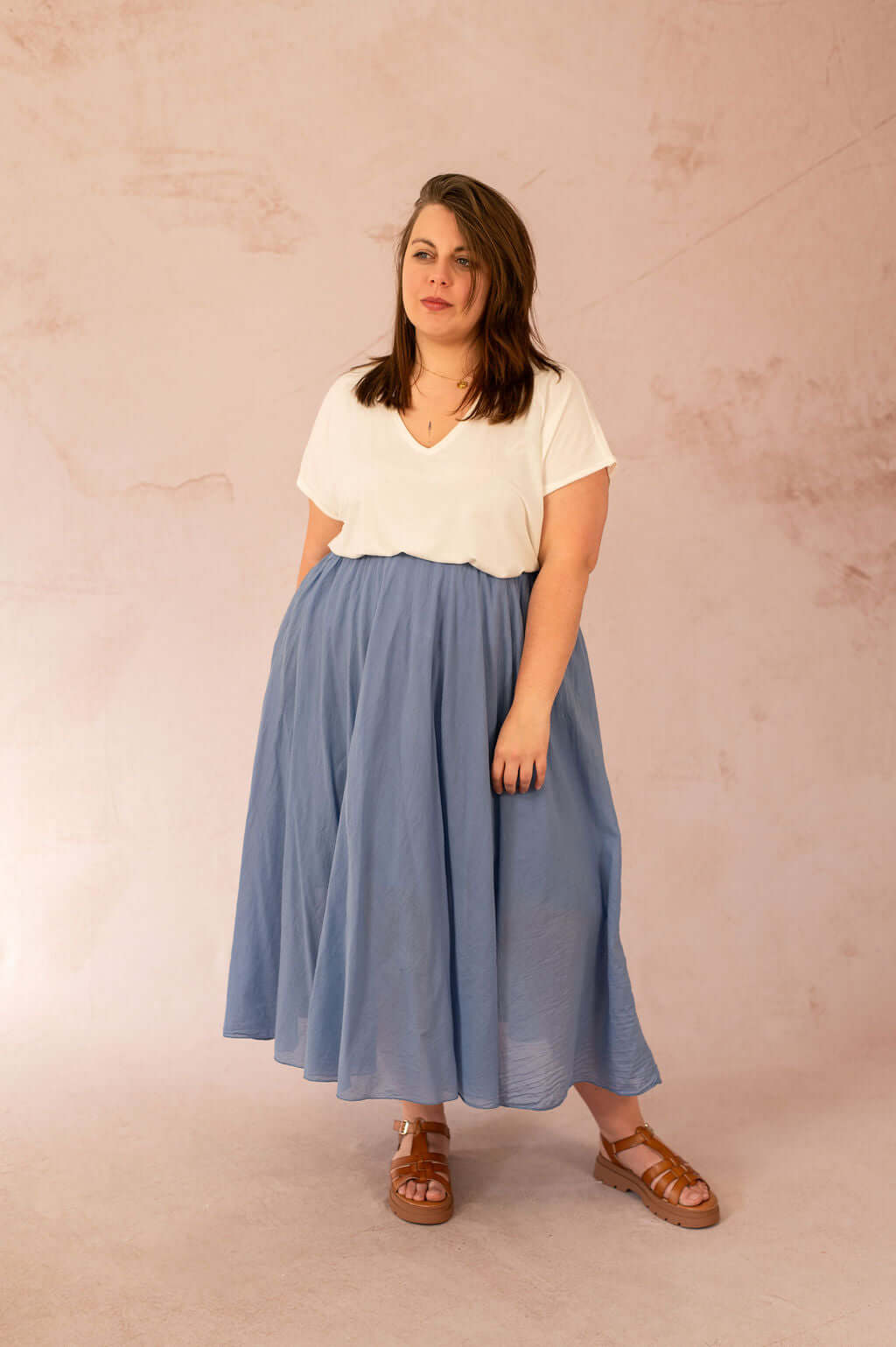 Jupe trapèze fluide - Jupe June