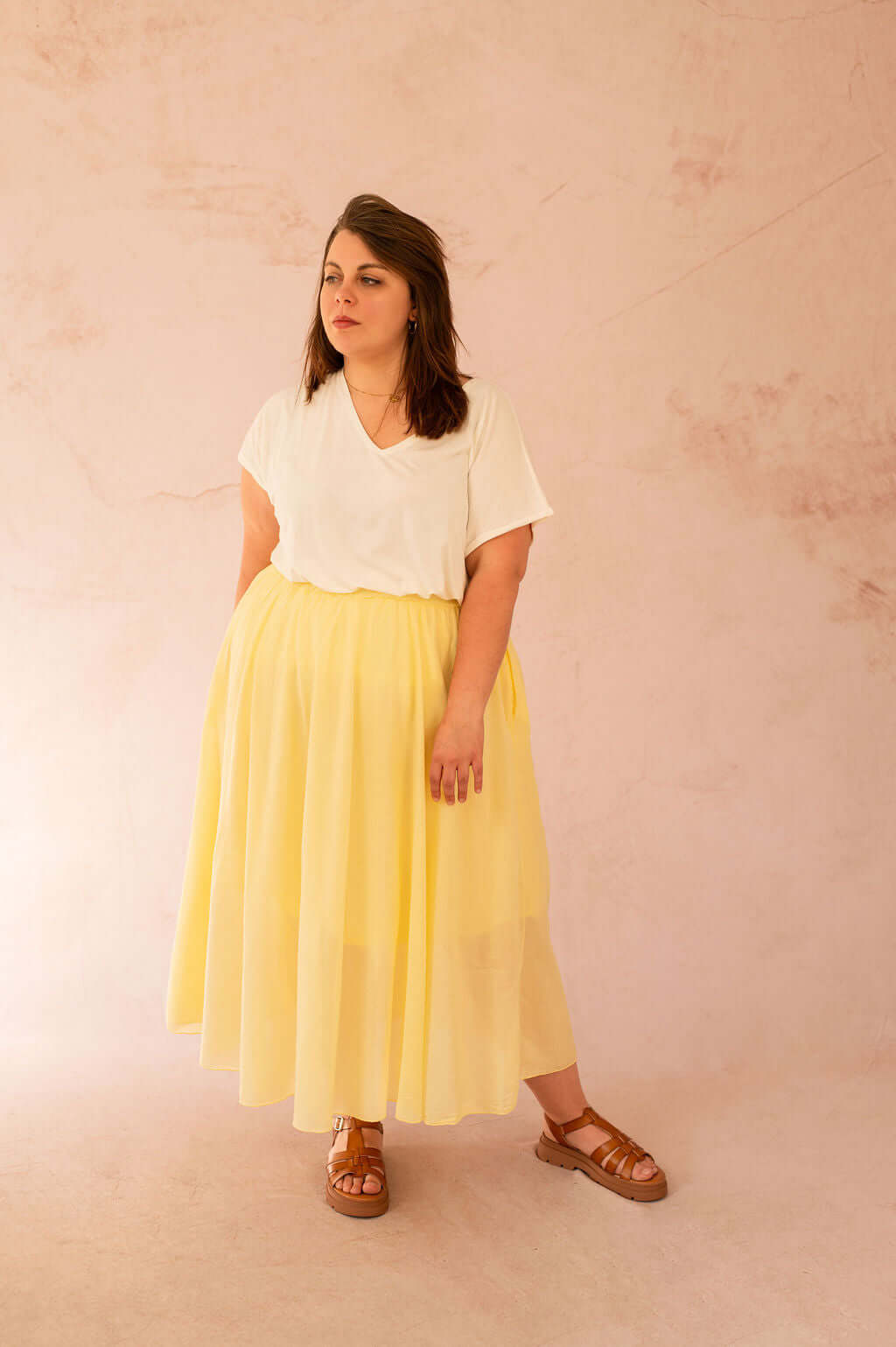 Jupe trapèze fluide - Jupe June