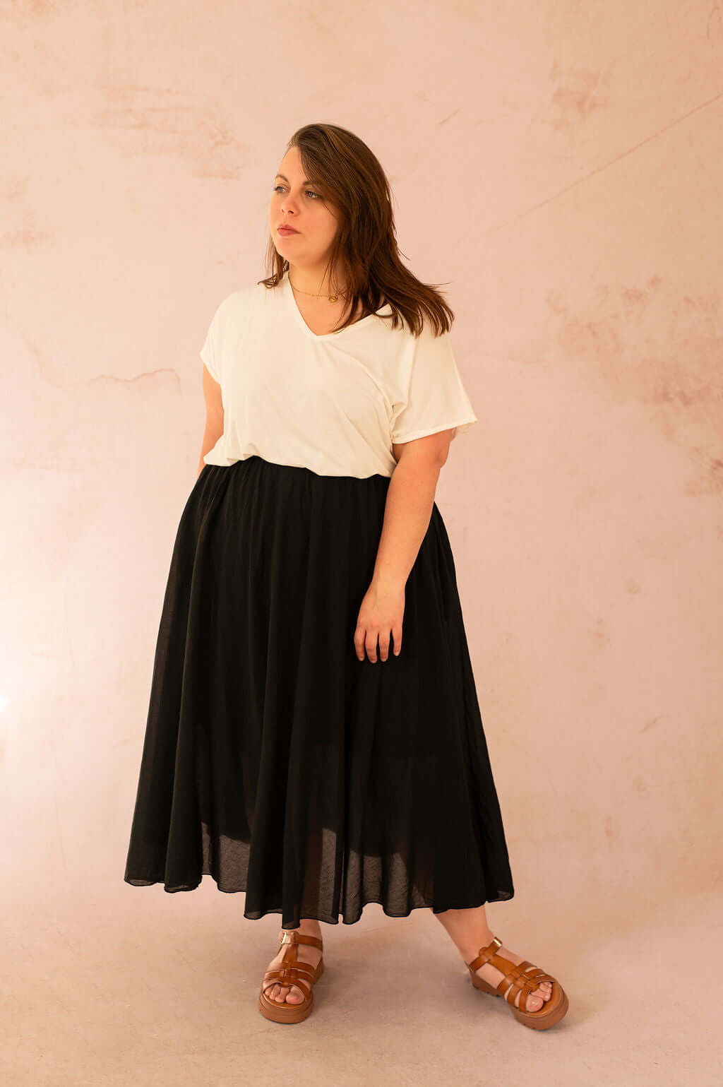 Jupe trapèze fluide - Jupe June