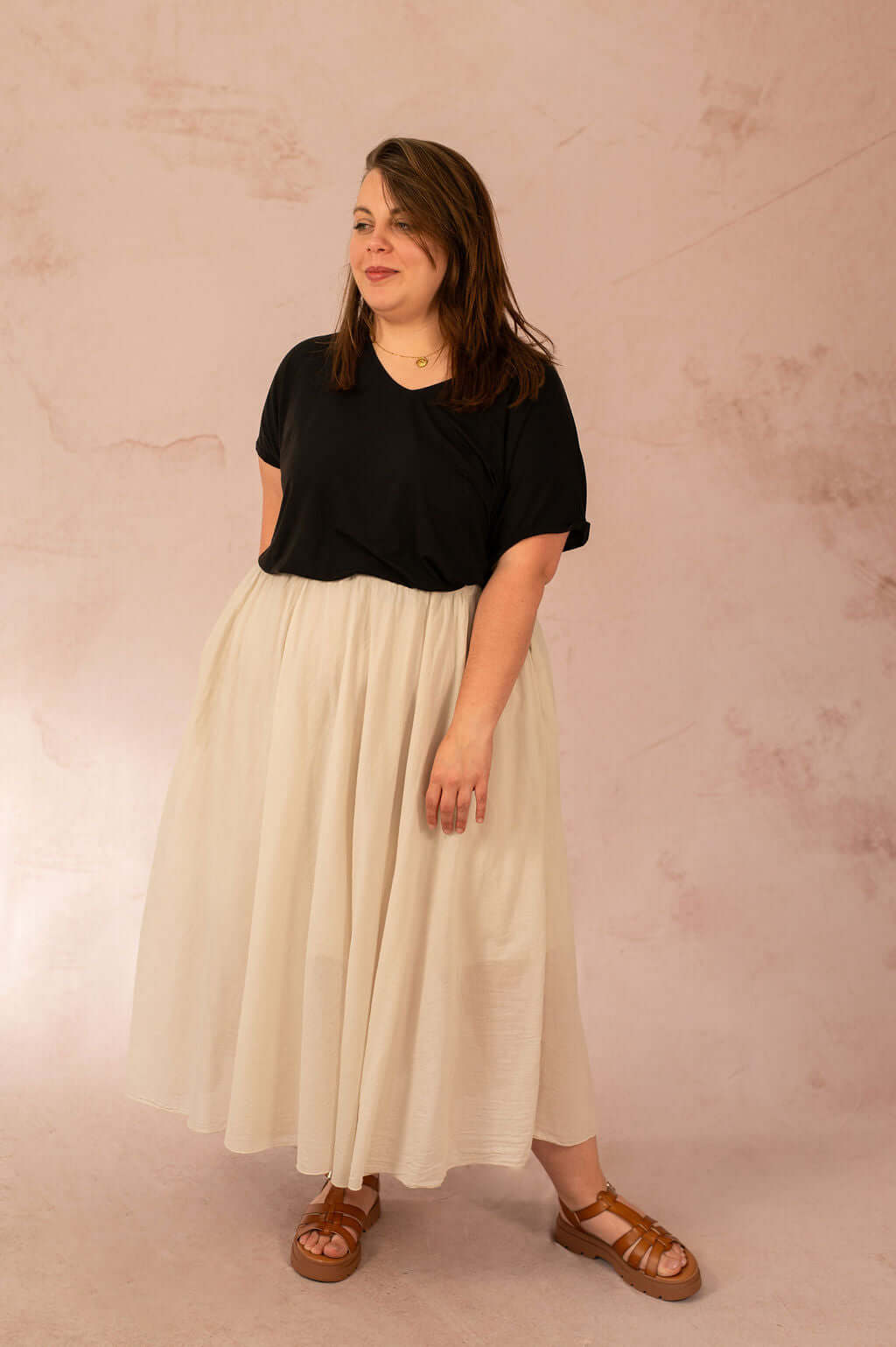 Jupe trapèze fluide - Jupe June