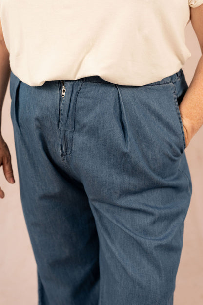 Pantalon fluide à jambes larges - Pantalon Bea
