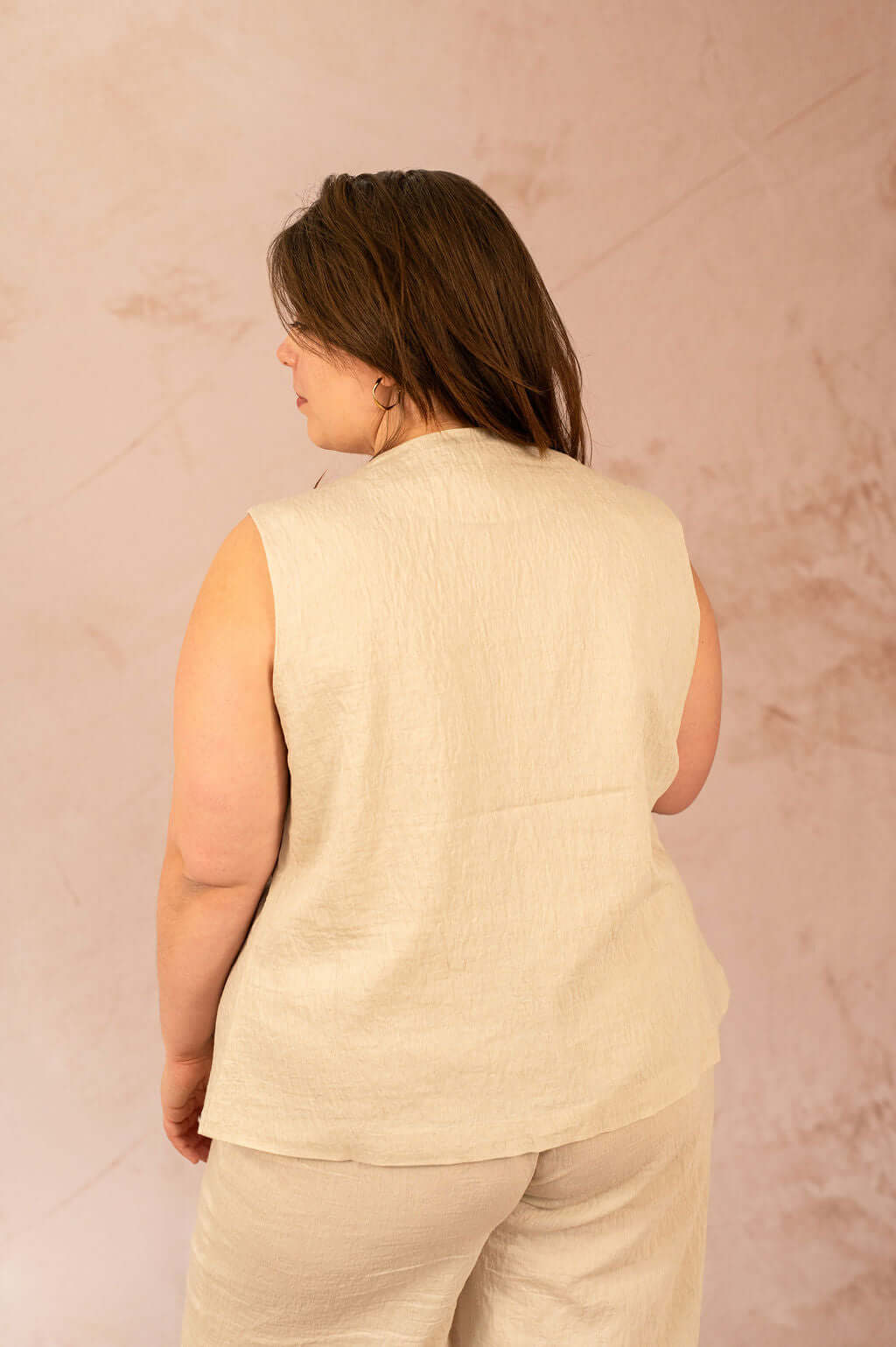 Veste sans manches avec noeuds - Veste de tailleur Fea