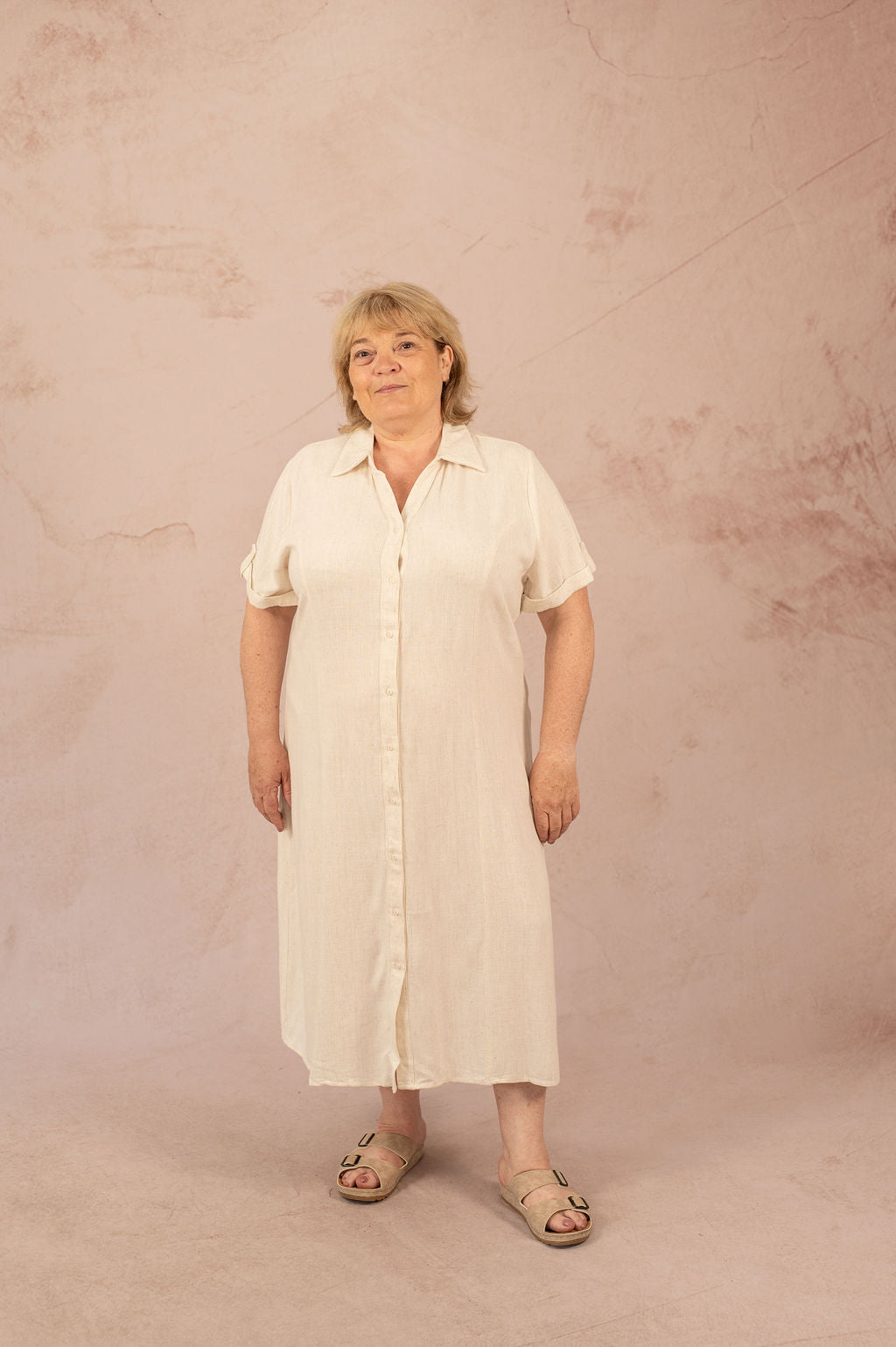 Robe chemise longue en lin - Robe Siesta