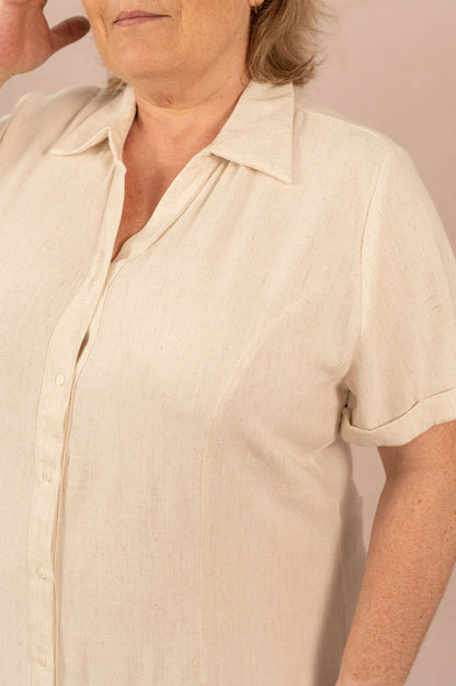 Robe chemise longue en lin - Robe Siesta