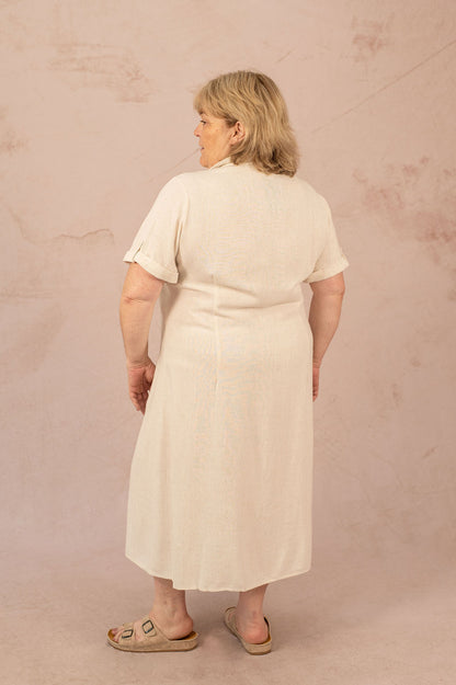 Robe chemise longue en lin - Robe Siesta