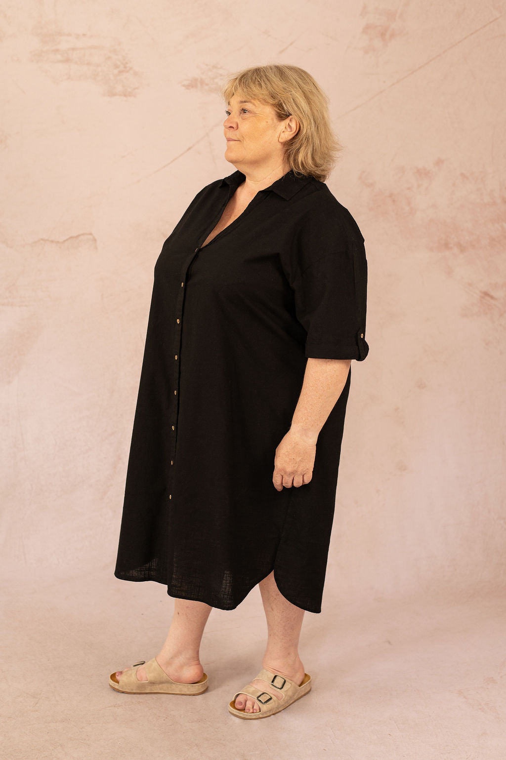 Robe chemise ample en coton - Robe Coco