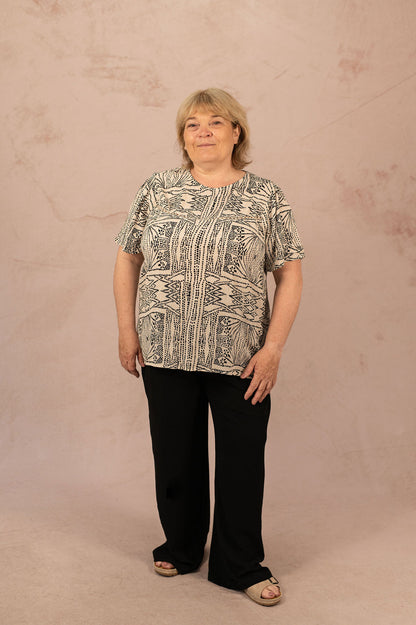 T-shirt fluide à imprimé - T-shirt Menny