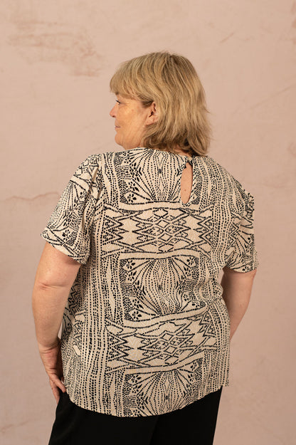 T-shirt fluide à imprimé - T-shirt Menny