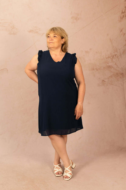 Robe droite en mousseline - Robe Patricia