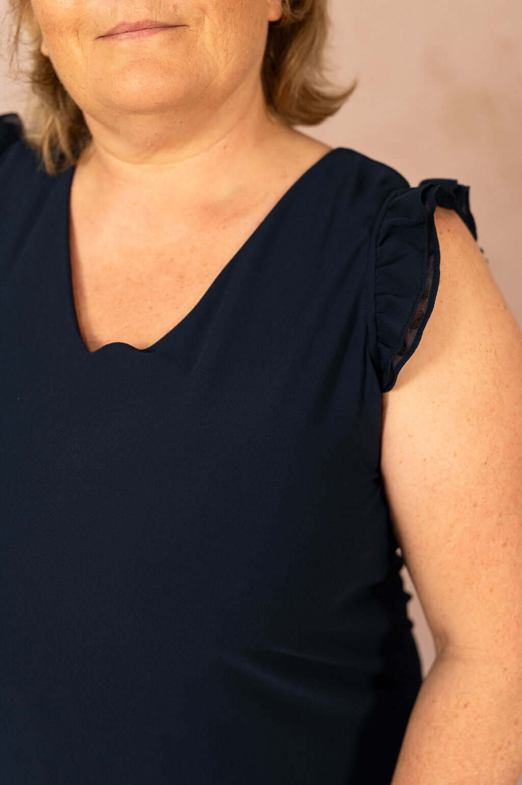 Robe droite en mousseline - Robe Patricia