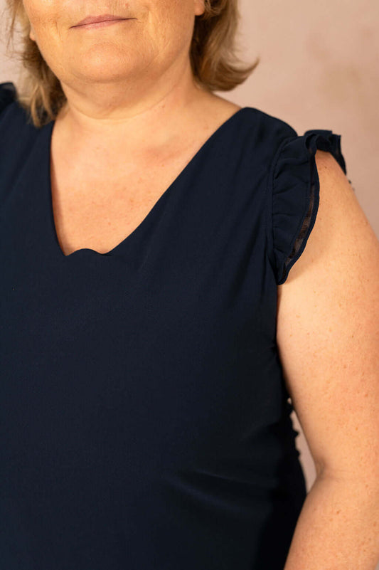 Robe droite en mousseline - Robe Patricia