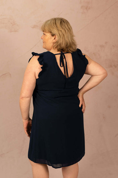 Robe droite en mousseline - Robe Patricia