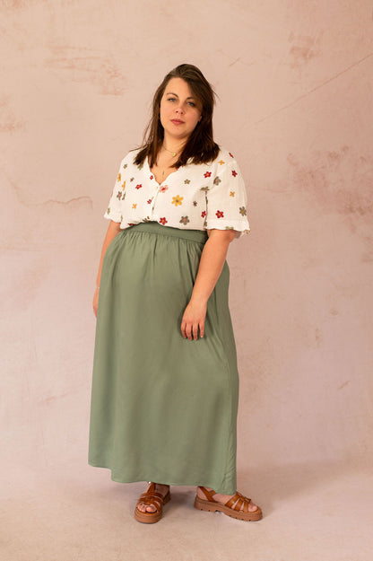 Jupe longue avec taille élastique - Jupe Venedig