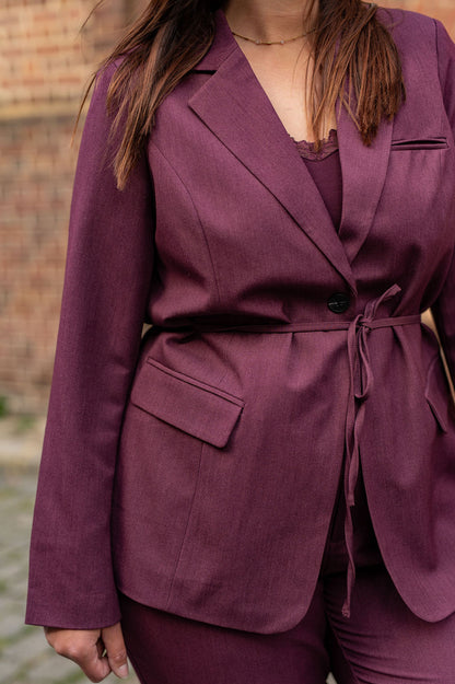 Veste tailleur ceinturé - Blazer Hattie