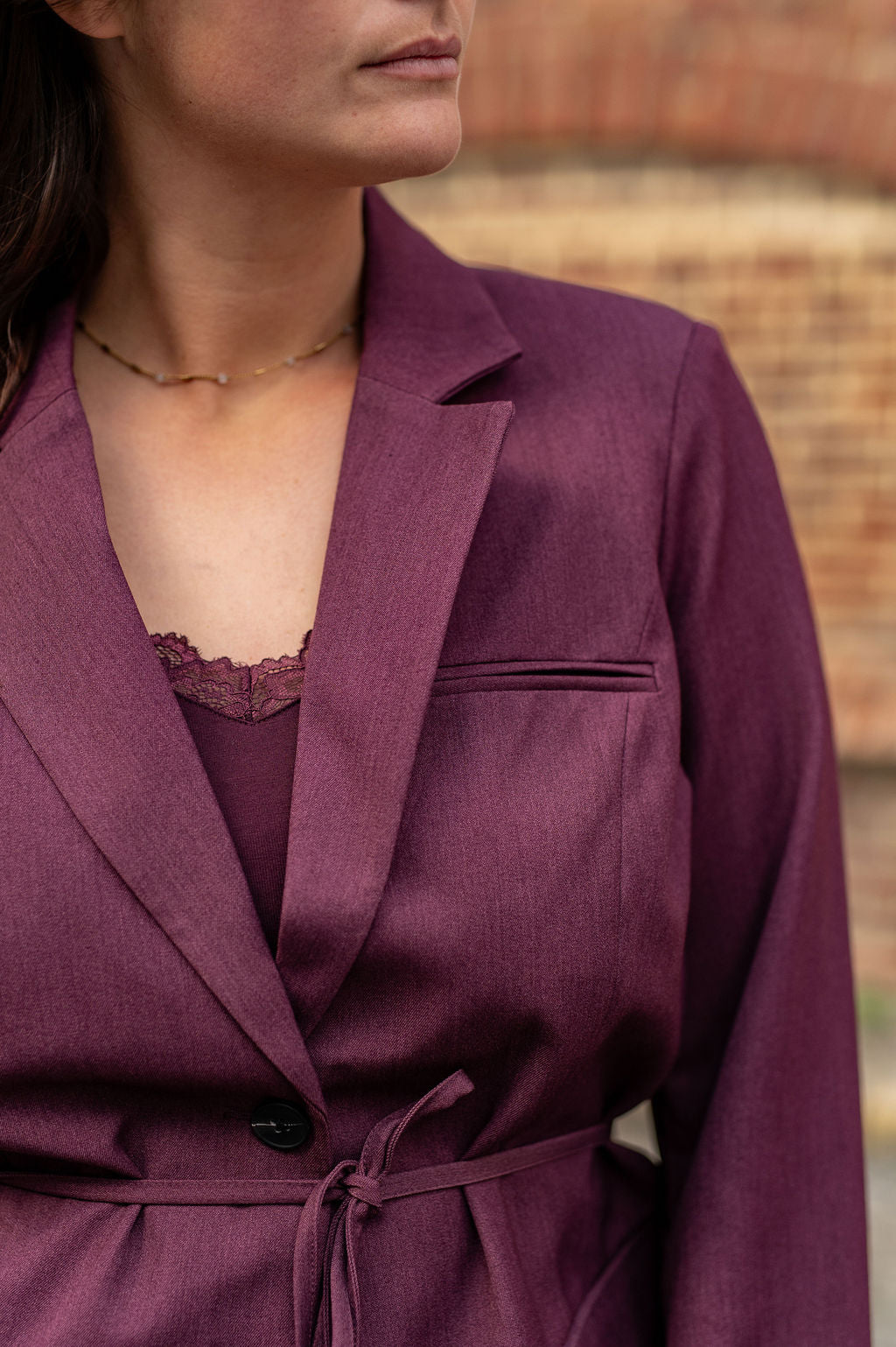 Veste tailleur ceinturé - Blazer Hattie