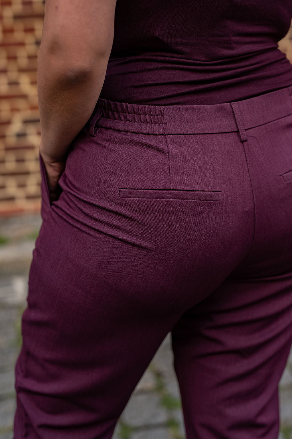 Pantalon tailleur coupe slim - Pantalon Hattie