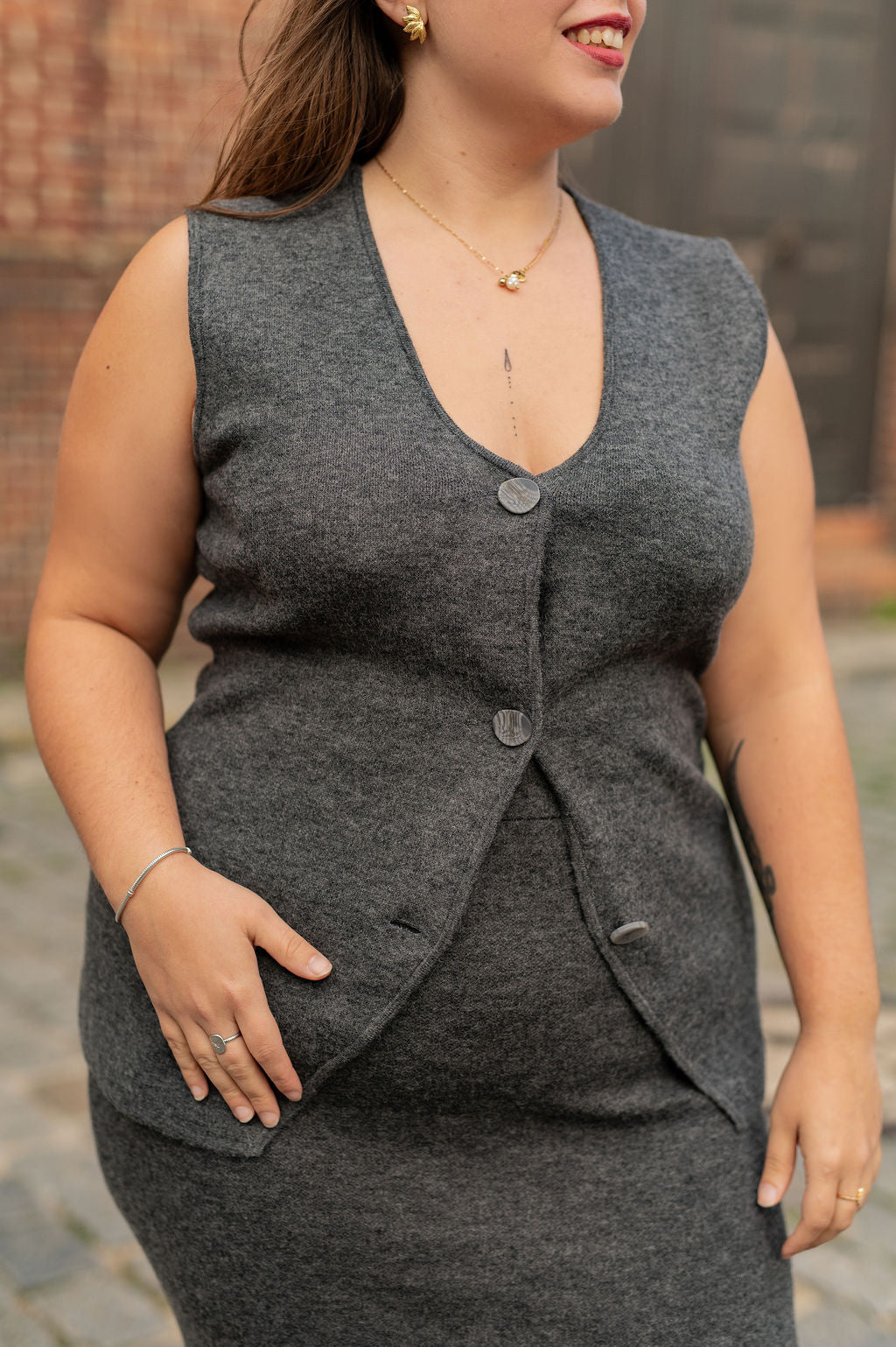 Gilet sans manches en maille - Gilet Brisa