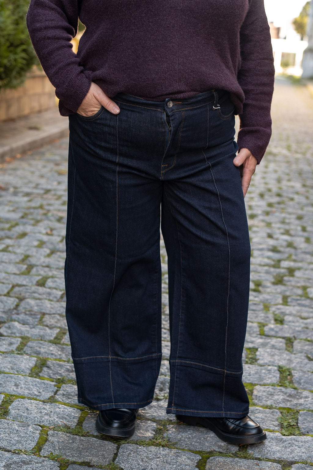 Jean wide leg pour petite - Jean Willy